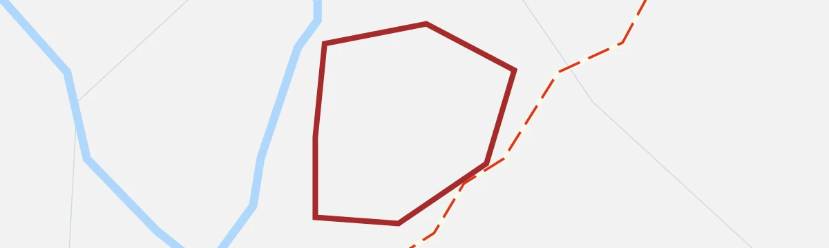 Route map: Lago di Cece C1